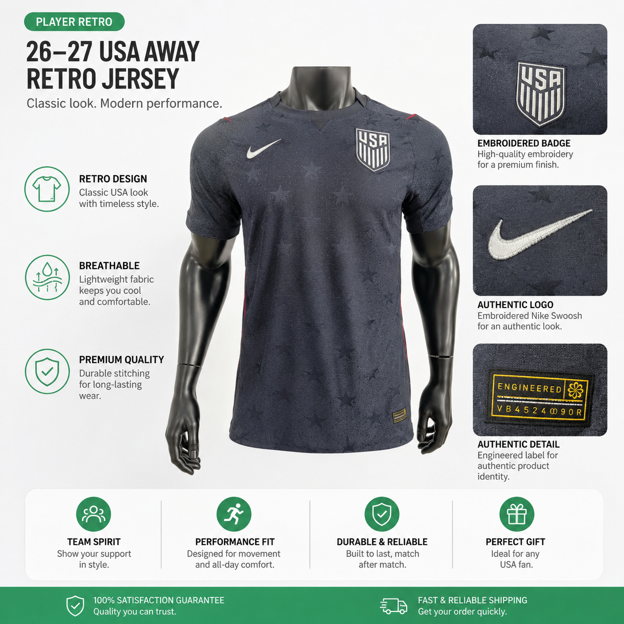 USA Away Jersey 2026/27